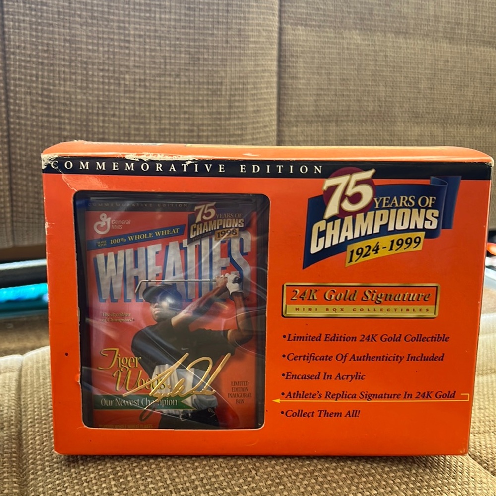 Tiger Woods Wheaties